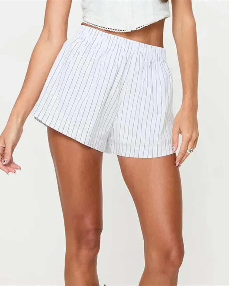 Comfortable Striped Shorts