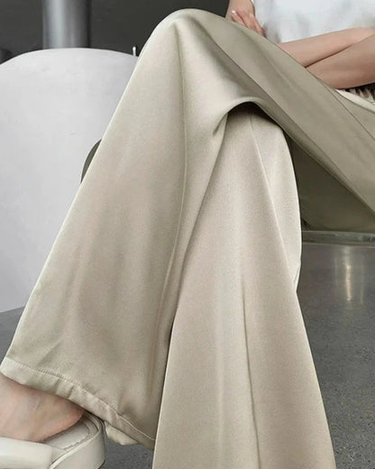 Loose Long Corduroy Trousers with Wide Legs