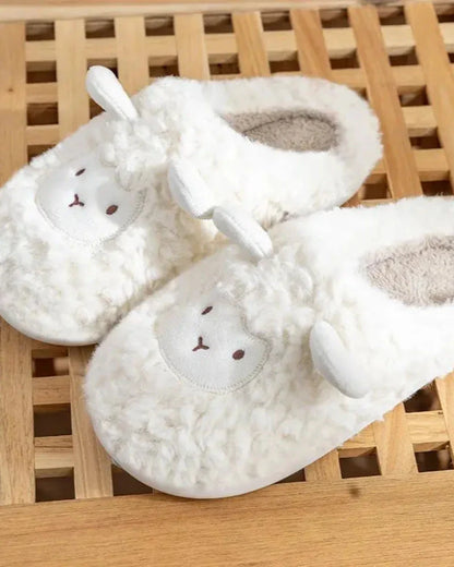 Fluffy Sheep Slippers