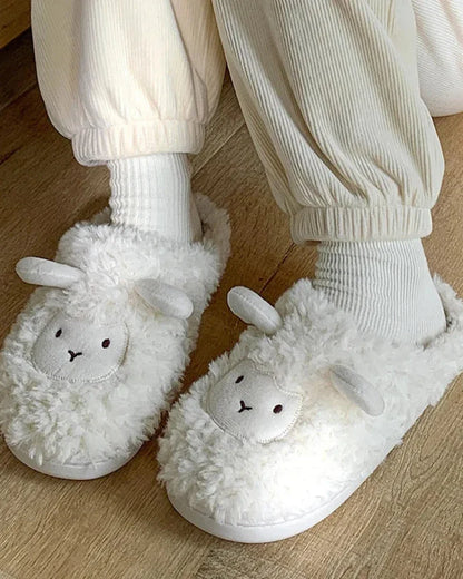 Fluffy Sheep Slippers