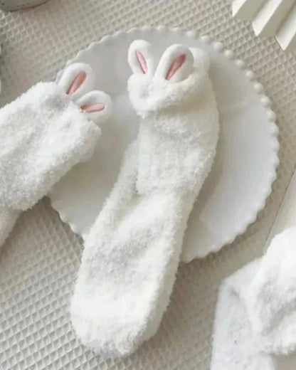 Fluffy Bunny Socks