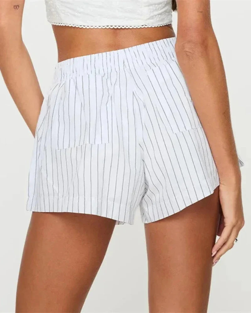 Comfortable Striped Shorts