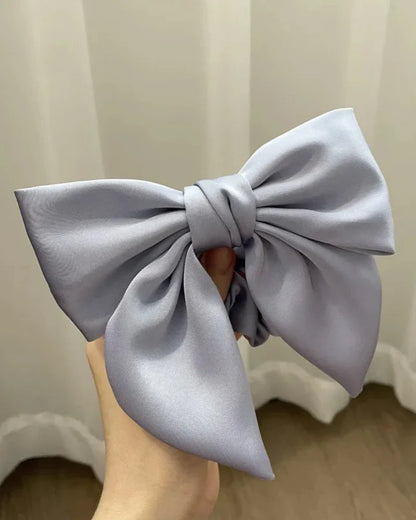 Satin Hair Scrunchie with Bow