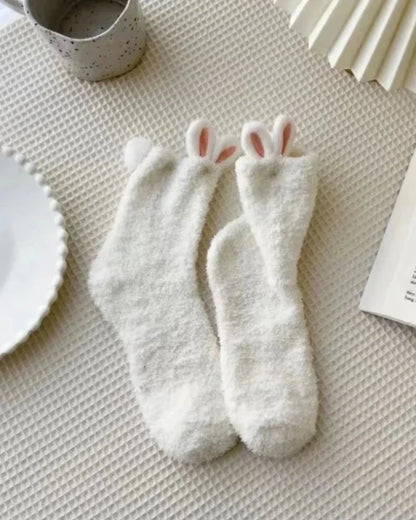 Fluffy Bunny Socks