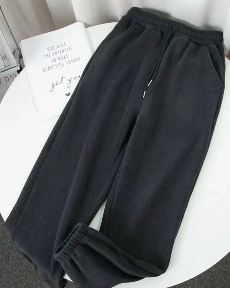 Loose Comfortable Fleece Trousers