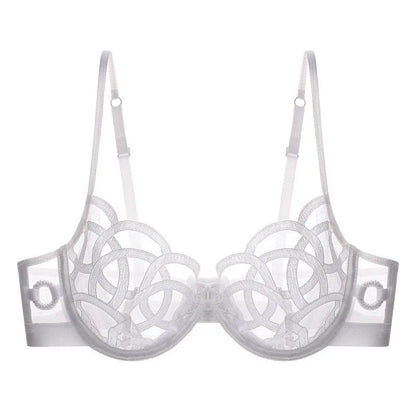 Mesh fabric bra