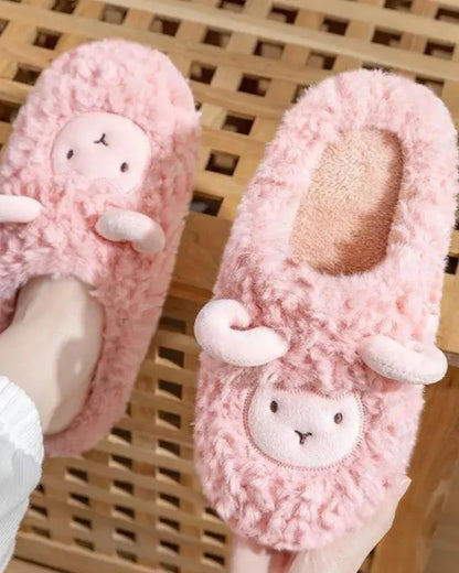 Fluffy Sheep Slippers