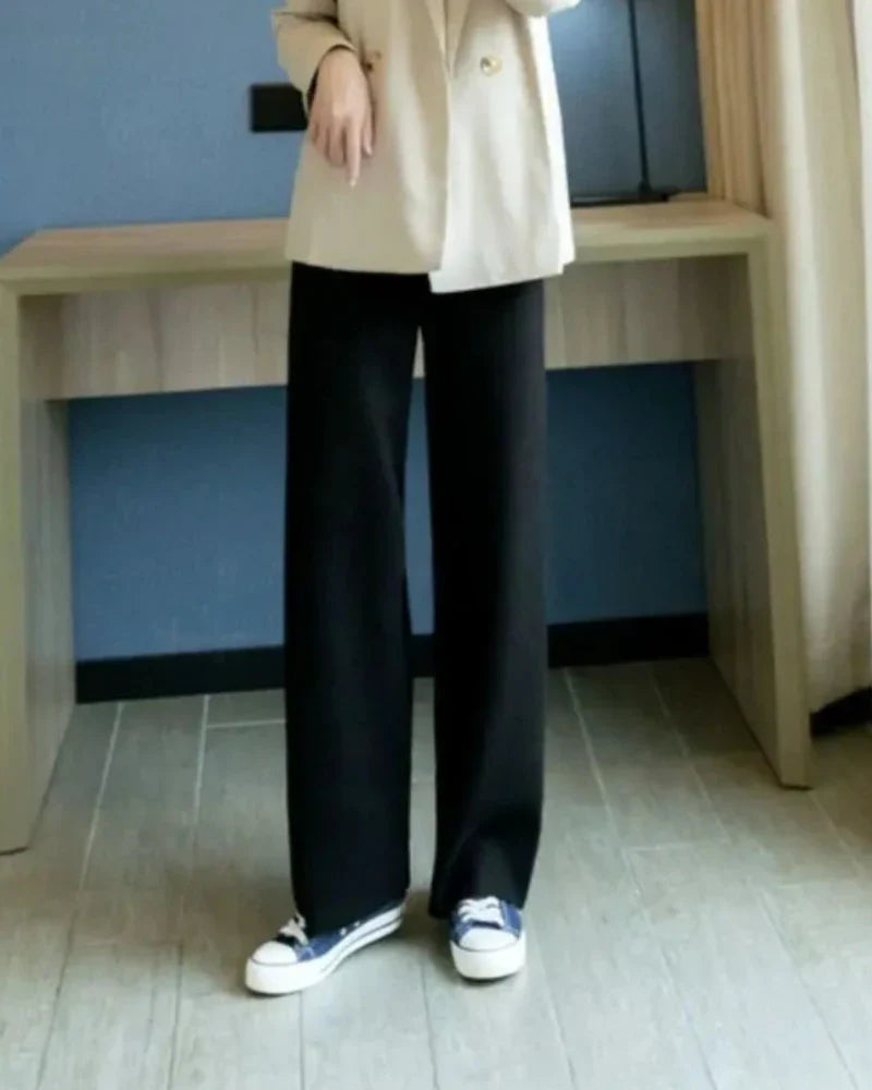 Soft Wide-Leg Trousers