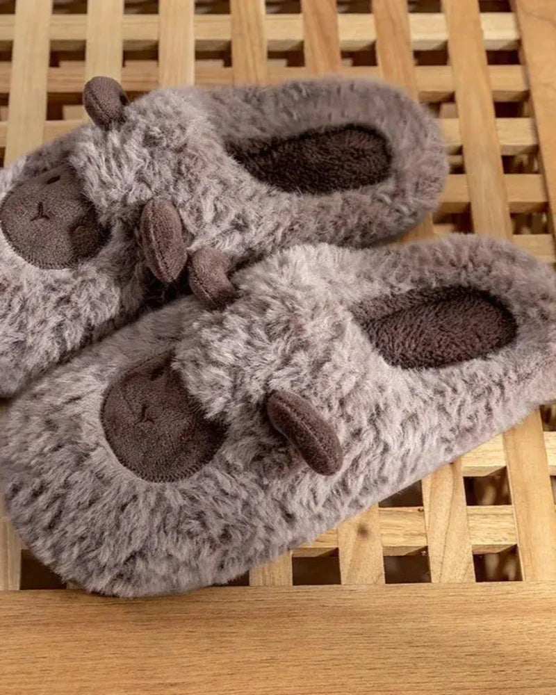 Fluffy Sheep Slippers