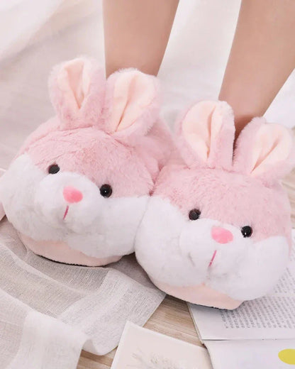 Fluffy Bunny Slippers