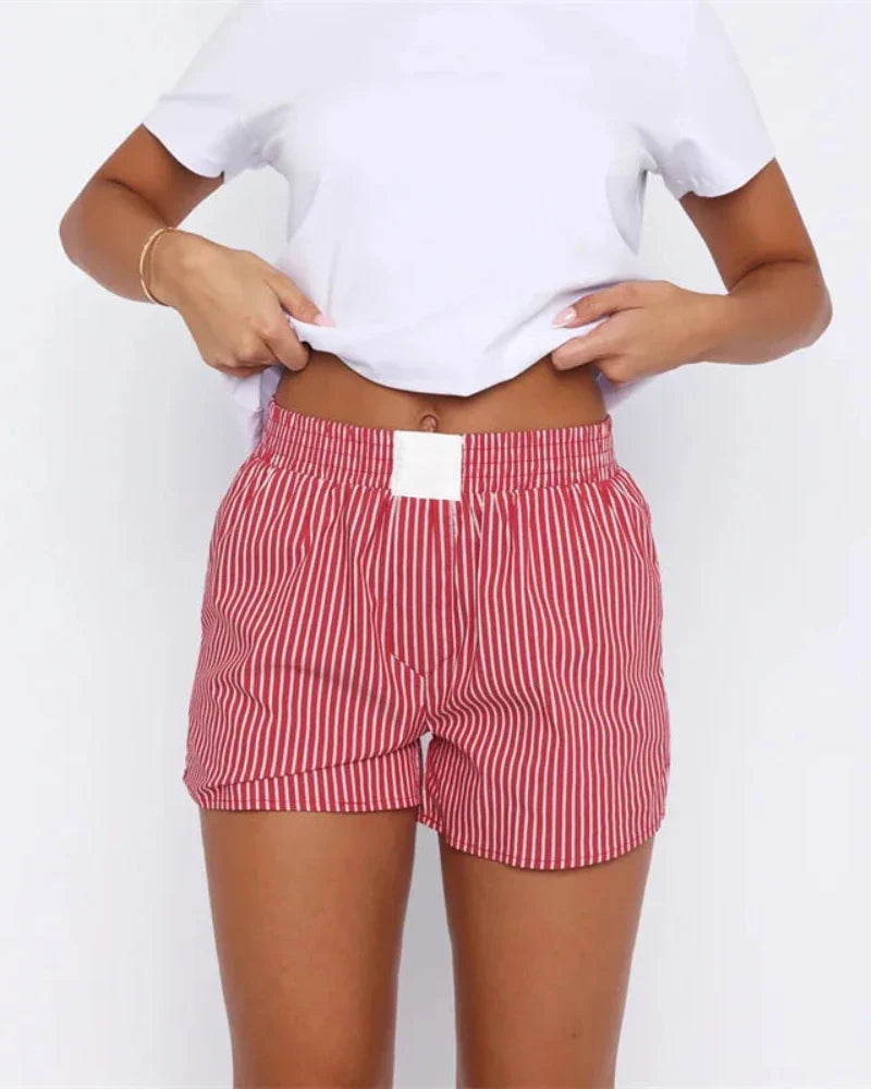 Comfortable Striped Shorts