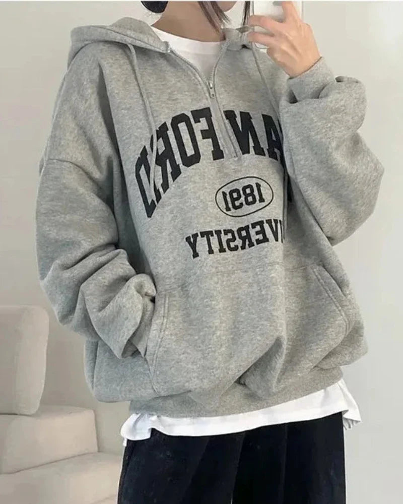 Oversized Hooded Sweatshirt - Stanford University