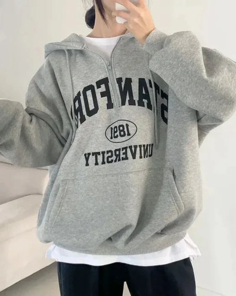 Oversized Hooded Sweatshirt - Stanford University