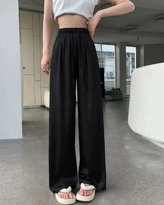 Loose Long Corduroy Trousers with Wide Legs