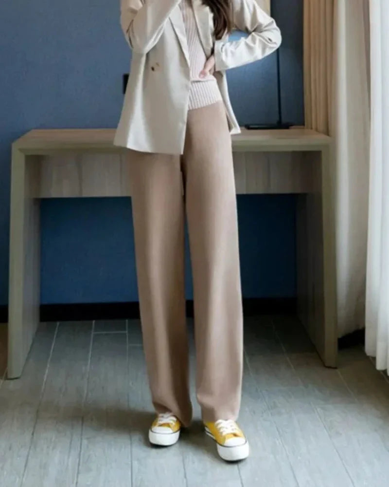 Soft Wide-Leg Trousers