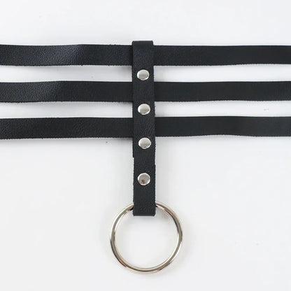 Choker harness with adjustable straps