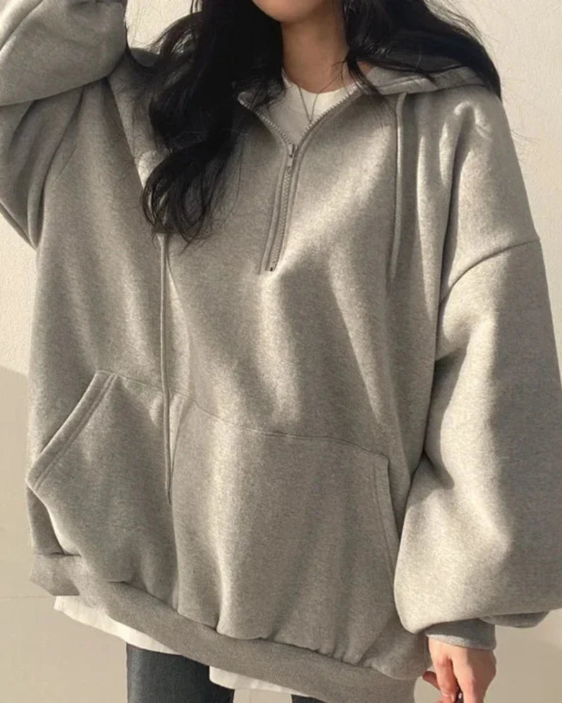 Oversized Hoodie with Hood