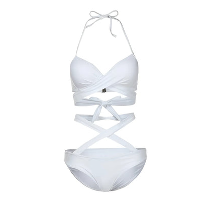 Two-Piece Swimsuit with Straps