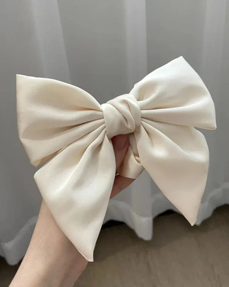 Satin Hair Scrunchie with Bow