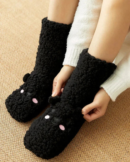 Fluffy Bear Socks