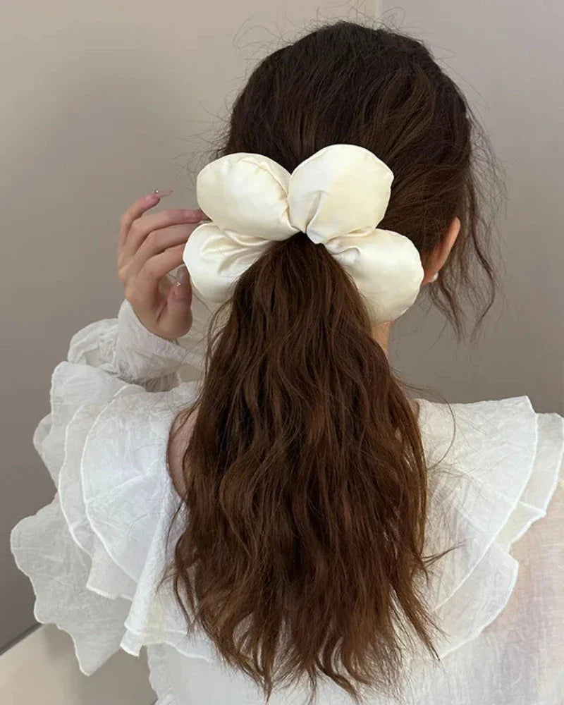 Flower-Shaped Hair Scrunchie