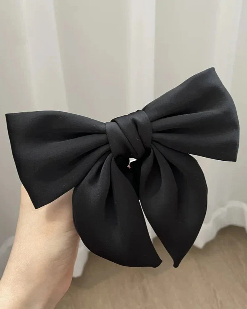 Satin Hair Scrunchie with Bow