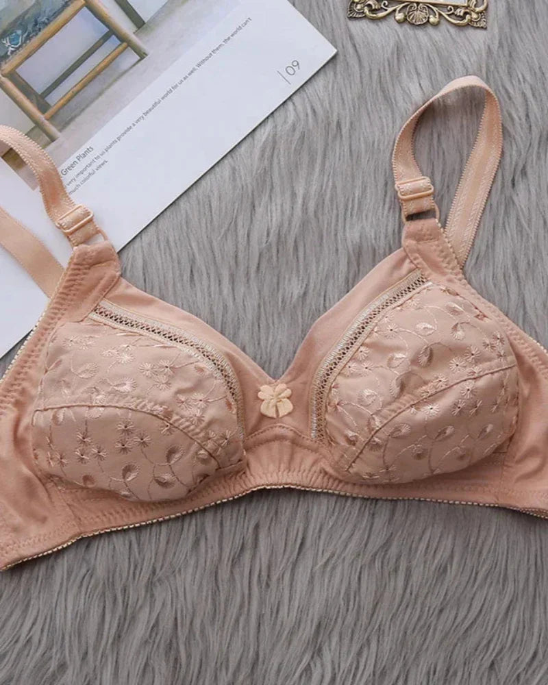 Soft lace bra
