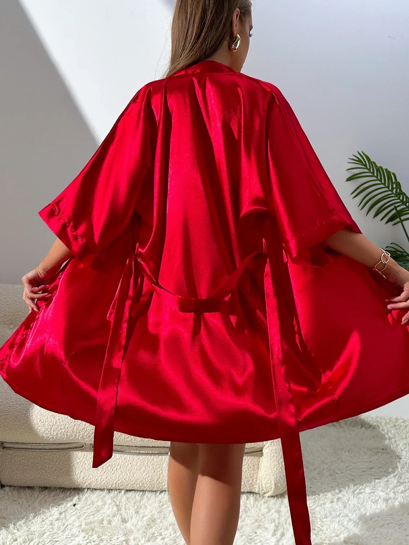 Satin pyjama set