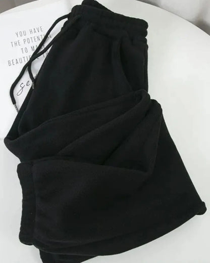 Loose Comfortable Fleece Trousers