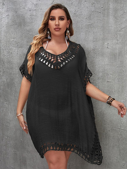 Suknia plażowa plus size