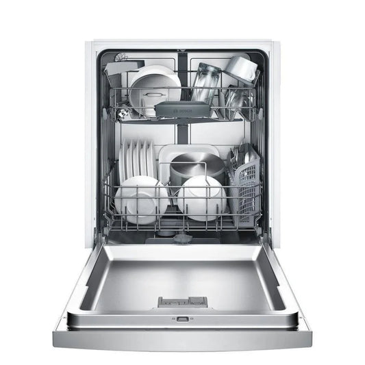 Bosch 100 Series PureDry 50-Decibel Front Control 24-in Built-In Dishwashers (Fingerprint-Resistant Stainless Steel) ENERGY STAR
