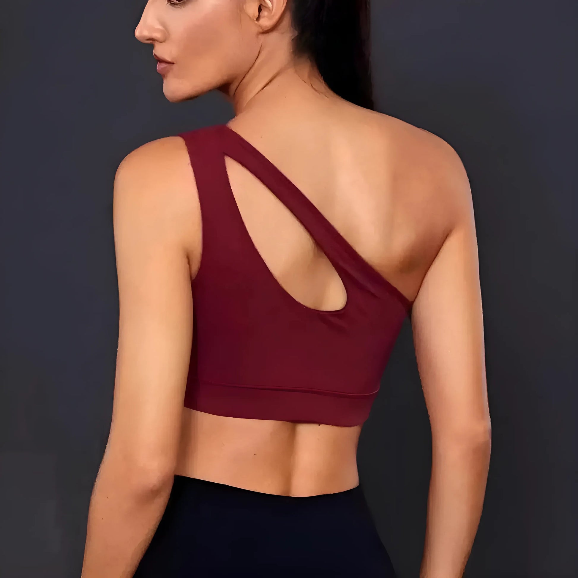  Asymmetrical Sports Bra