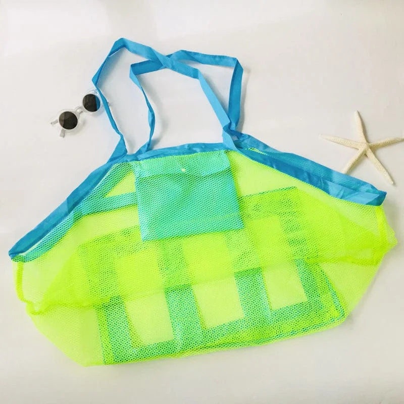 Beach toy bag - green