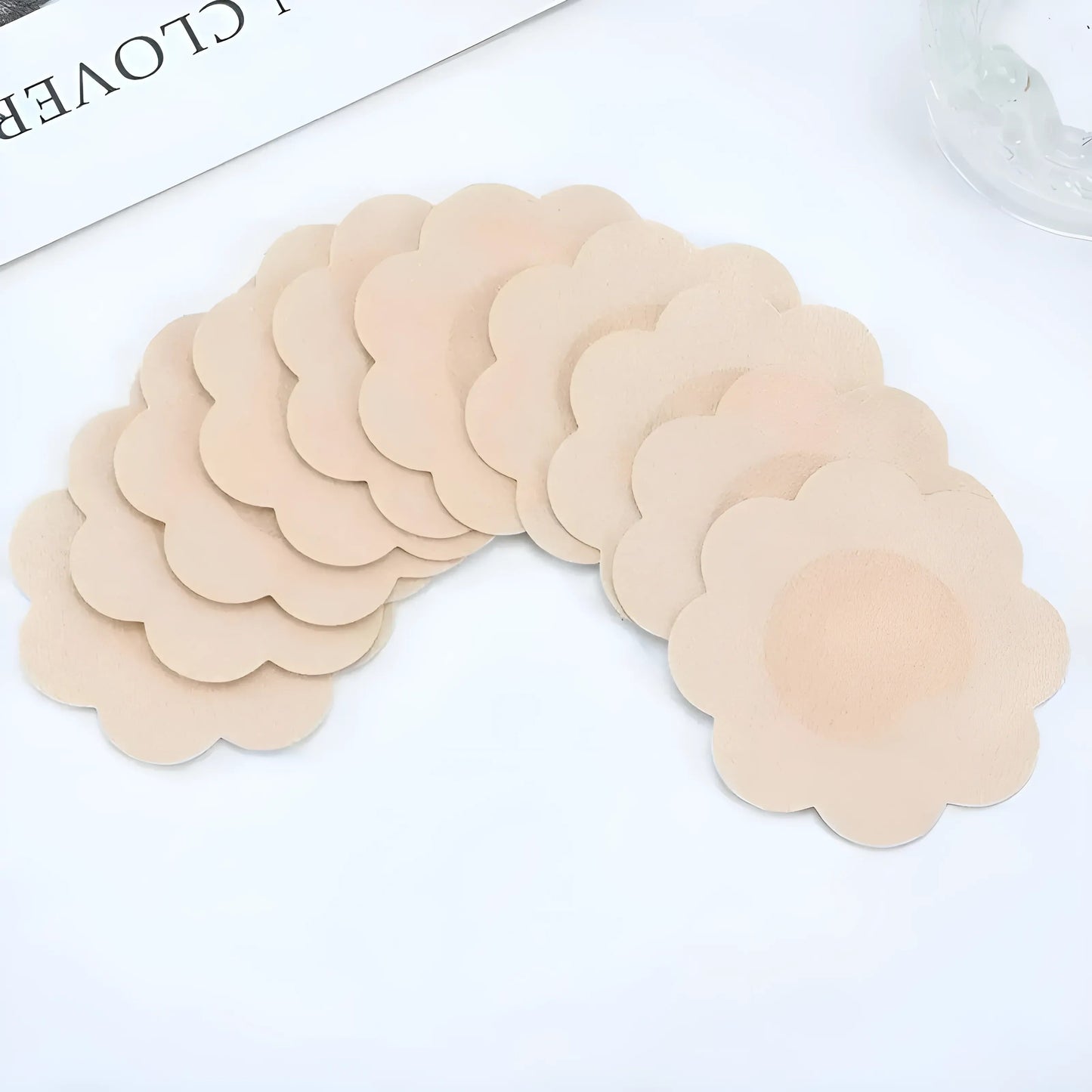 Beige Classic Nipple Cover Stickers - Set of 5 Pairs