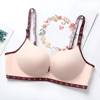 Beige Classic Seamless Push-Up Bra