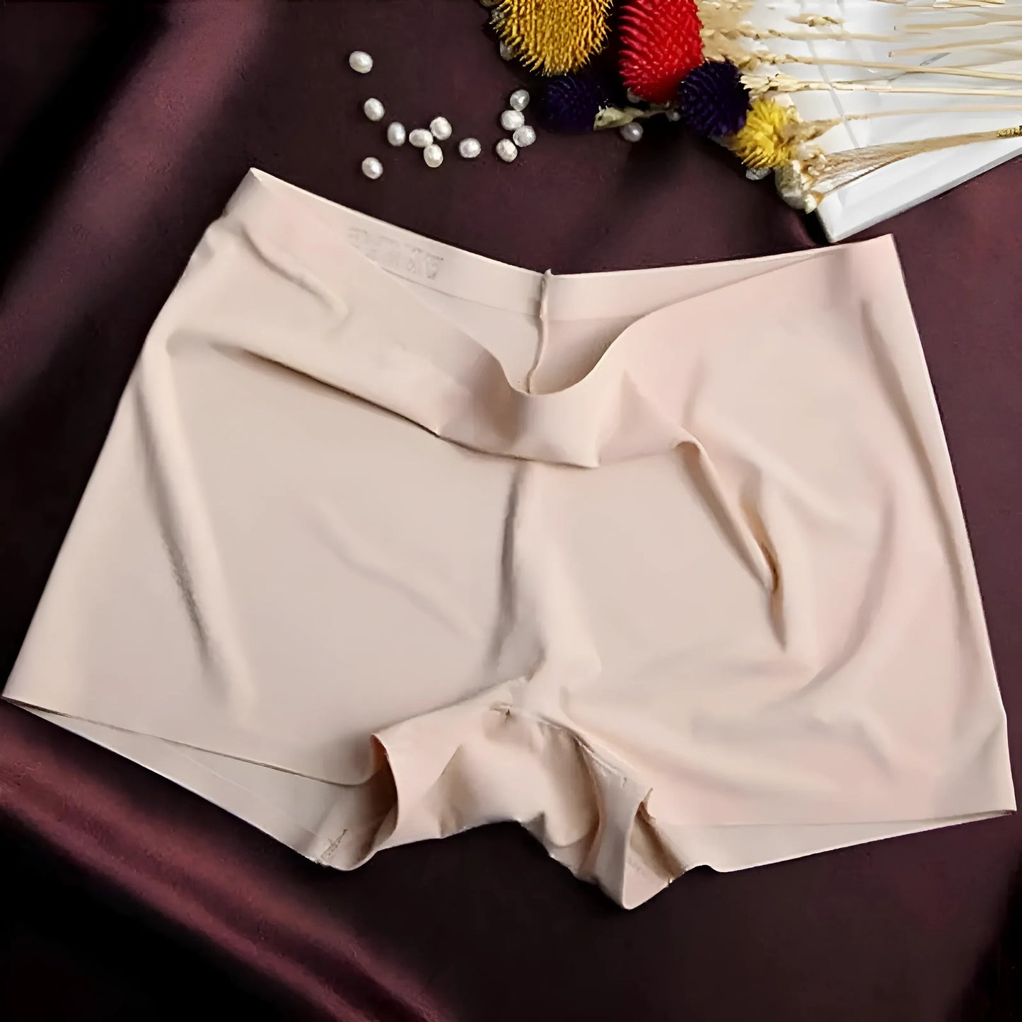 Beige Classic Women's Boxer Shorts