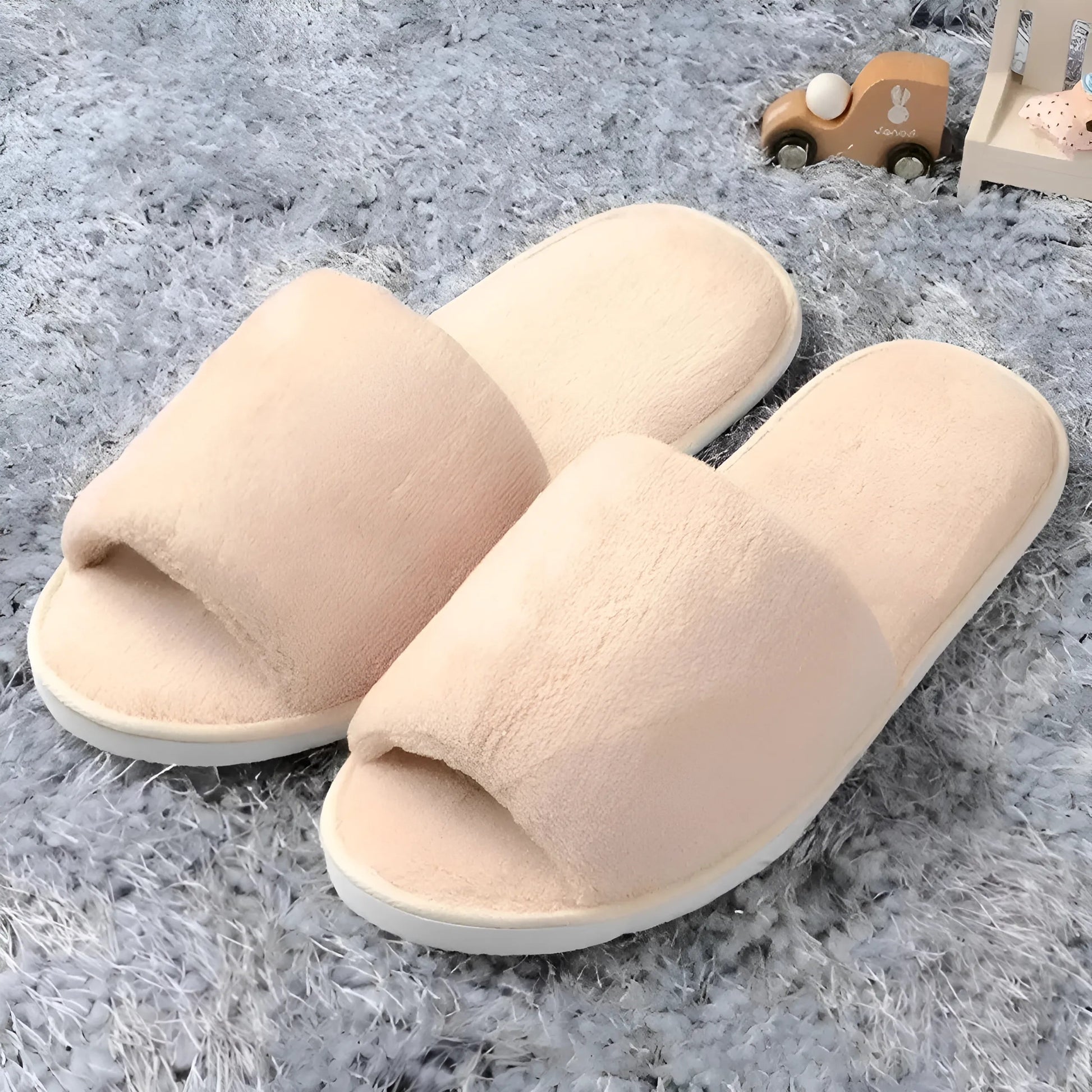 Beige Classic Women's Slippers