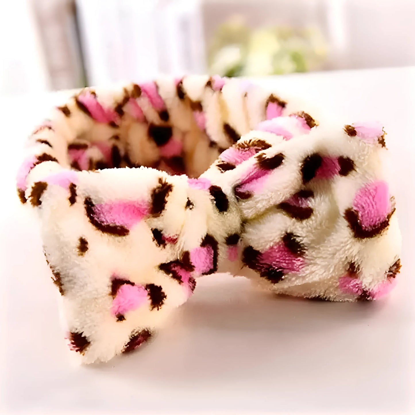 Beige Leopard Print Hairband