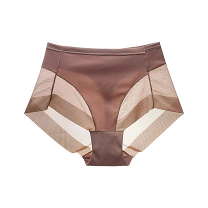 Beige Mesh Shaping Briefs