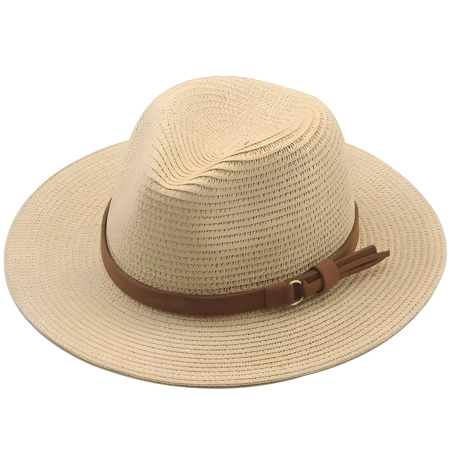 Beige Universal Beach Hat