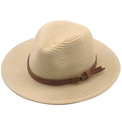 Beige Universal Beach Hat