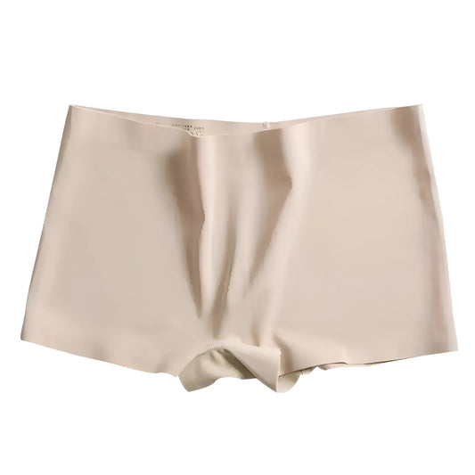 Beige Women's Classic Coloured Boxer Shorts