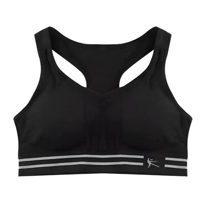 Black Breathable Sports Bra