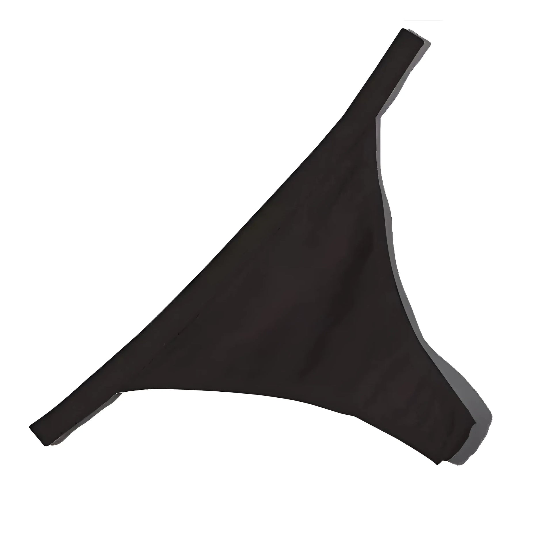 Black Classic Cotton Thongs