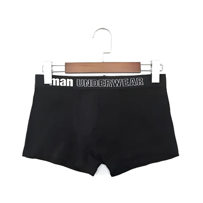 Black Classic Men's Boxer Shorts by Manunderwear