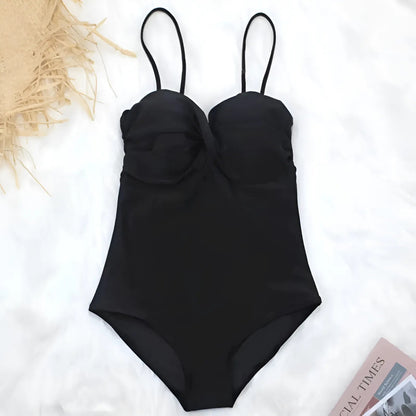 Black Classic One-Piece Swimsuit