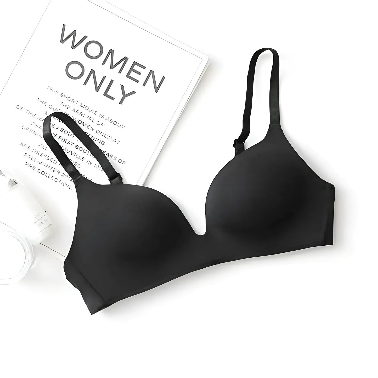 Black Classic Seamless Bra