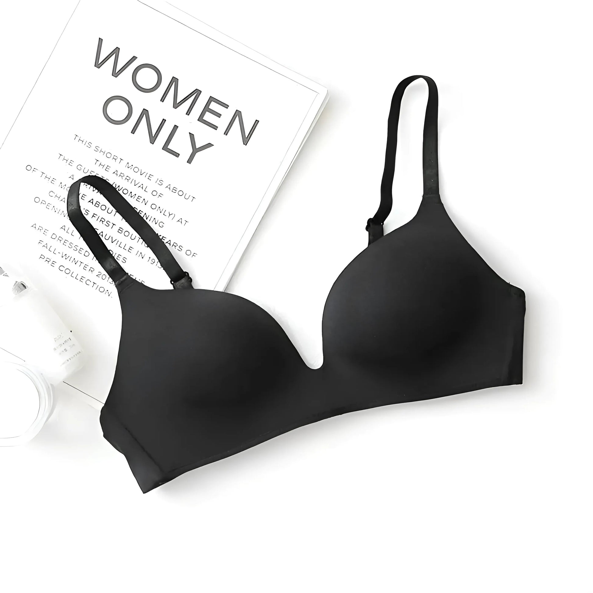 Black Classic Seamless Bra