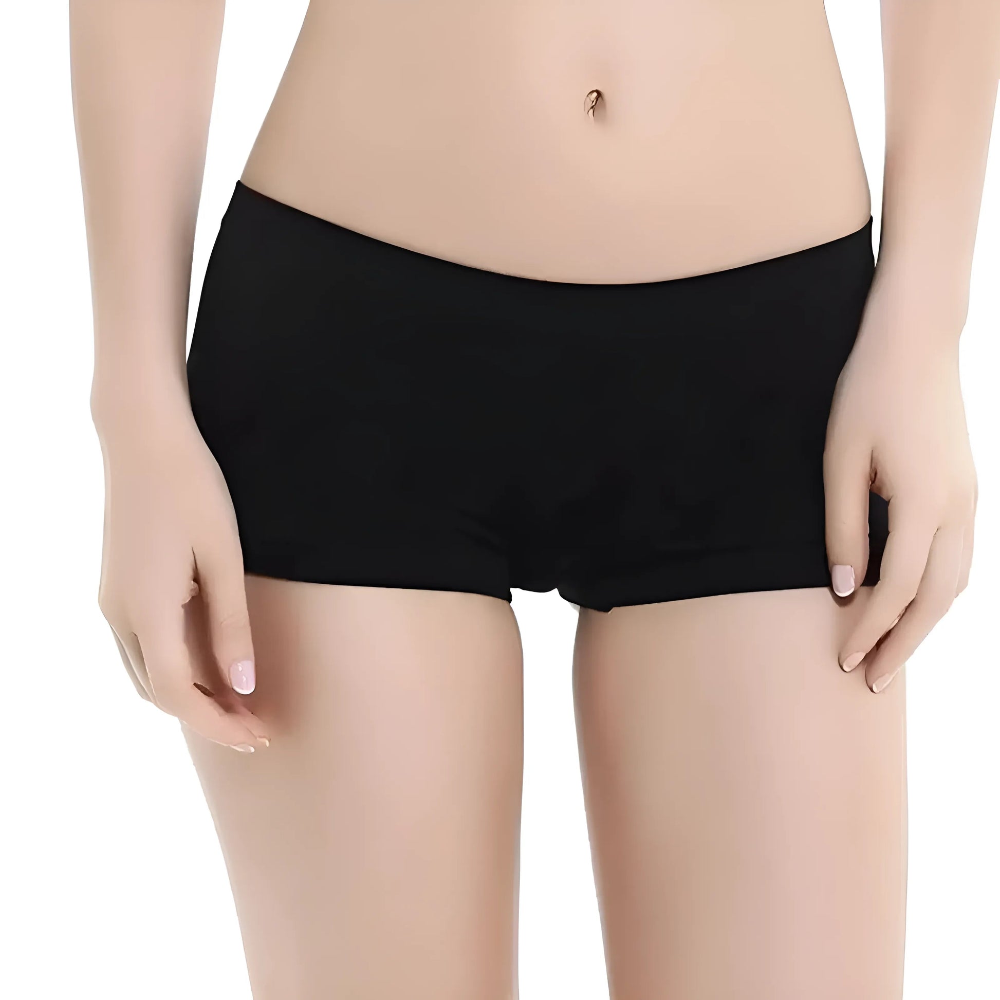 Black Classic Women's Boxer Shorts