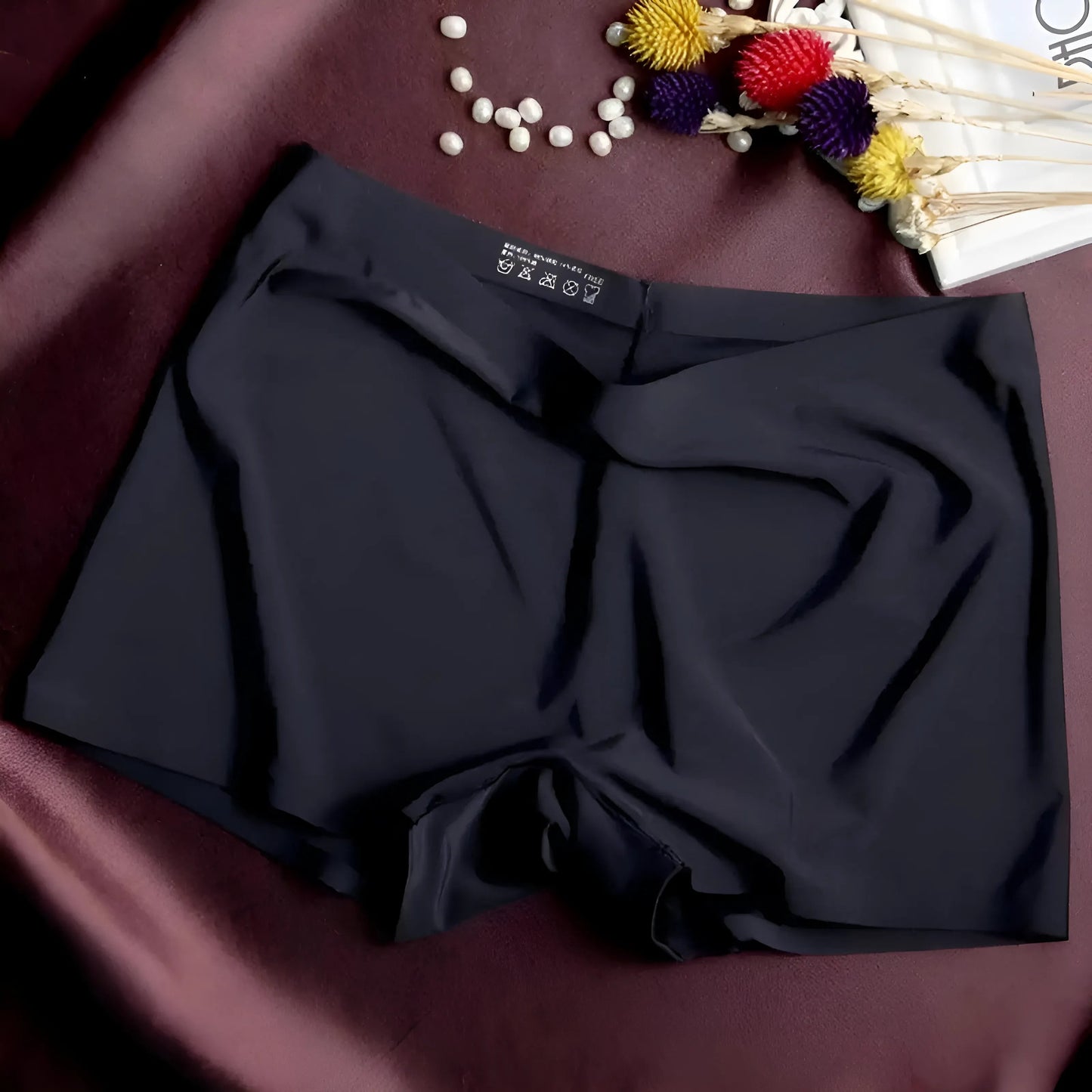 Black Classic Women's Boxer Shorts